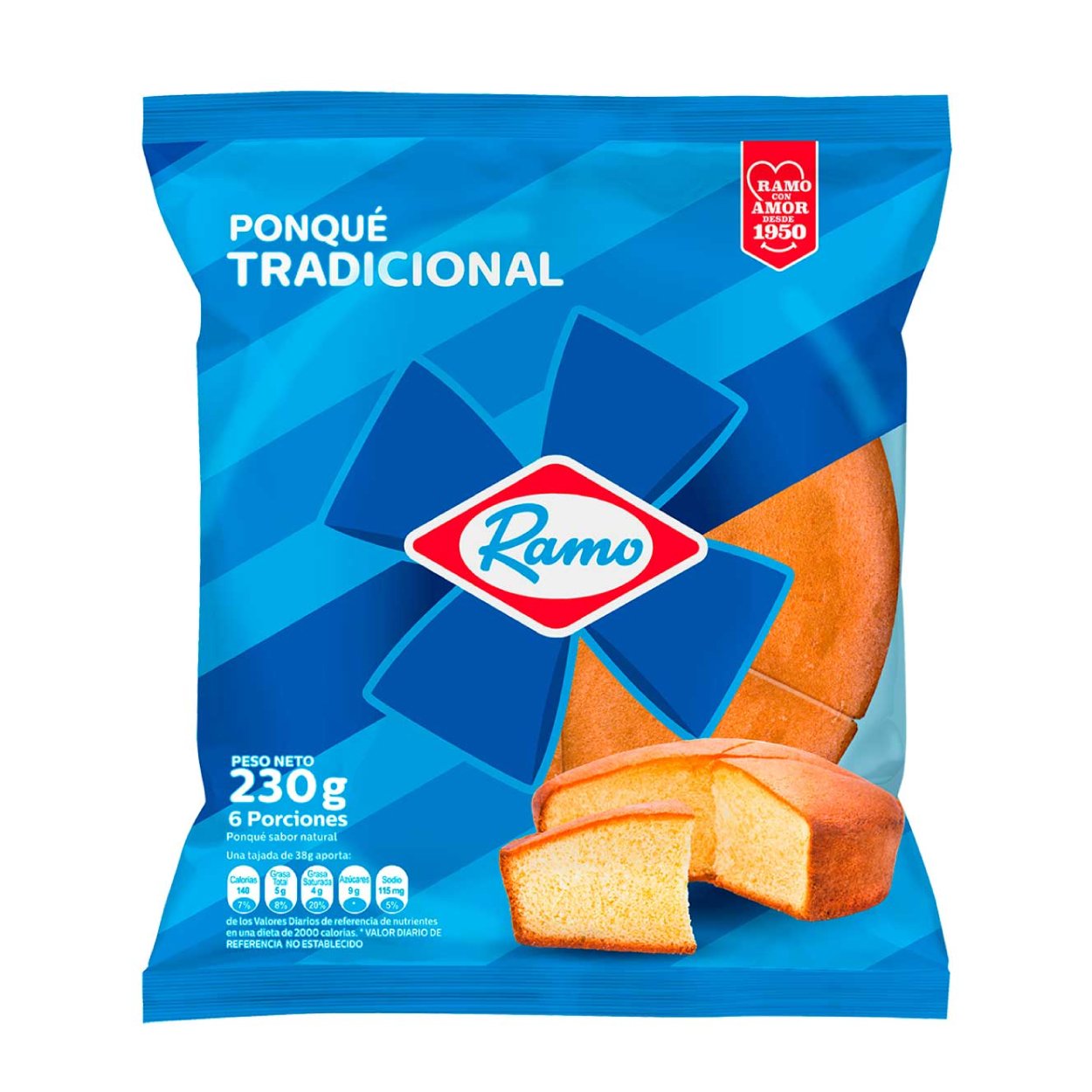 Ponqué Ramo Tradicional